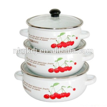 small kitchen appliance enamel casserole sets